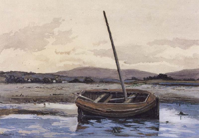 William Stott of Oldham Boat at Low Tide China oil painting art